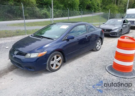 2007 Honda Civic Ex from USA, damaged, VIN 2HGFG12857H575345